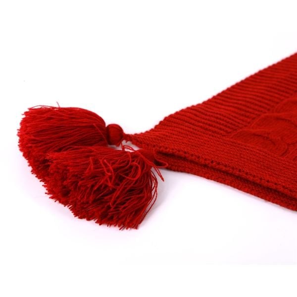 Ta11002 Örgü Koltuk Şalı KIRMIZI