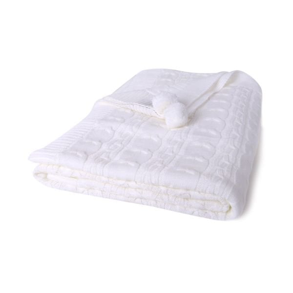 Ta11002 Örgü Koltuk Şalı EKRU