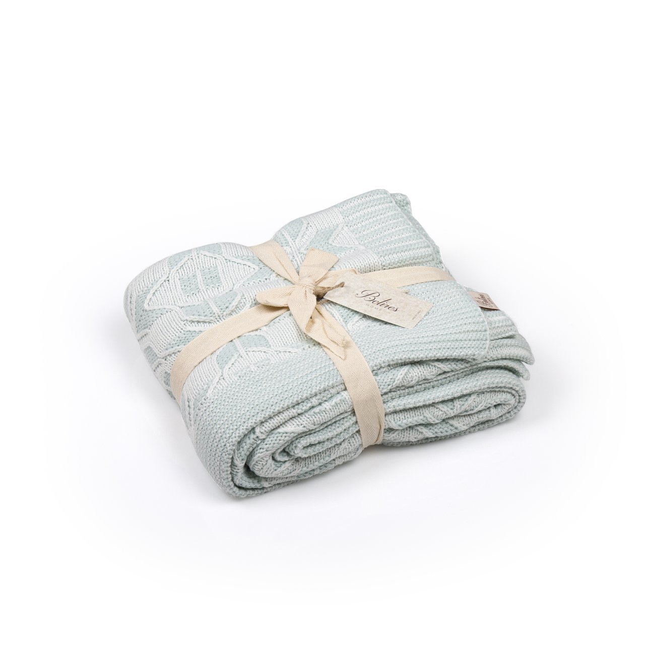 TA16016 Örgü Koltuk Şalı Su Yeşili