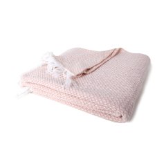 Ta17511 Örgü Koltuk Şalı Pudra