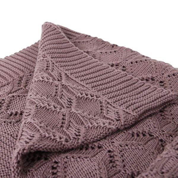 Tp12014 Örgü Koltuk Şalı Moka