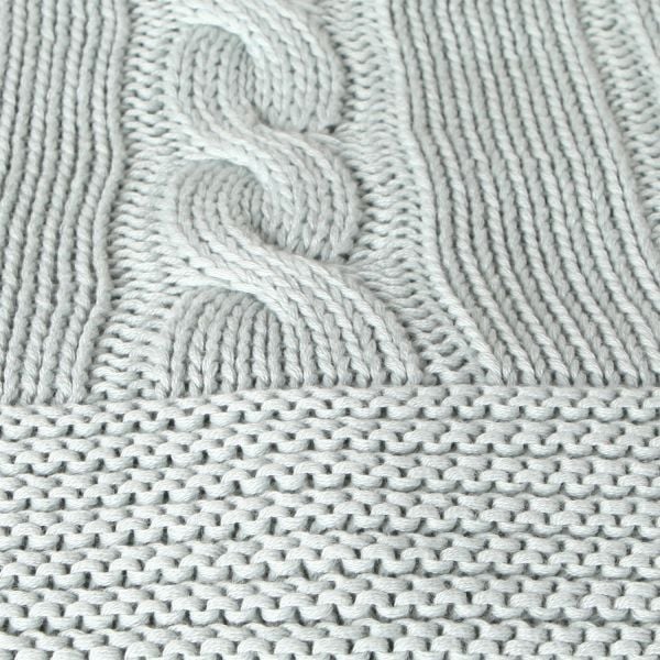 TP14026 Örgü Koltuk Şalı Mint