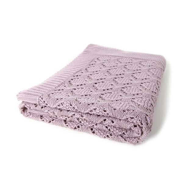 TP15006 Örgü Koltuk Şalı Pudra