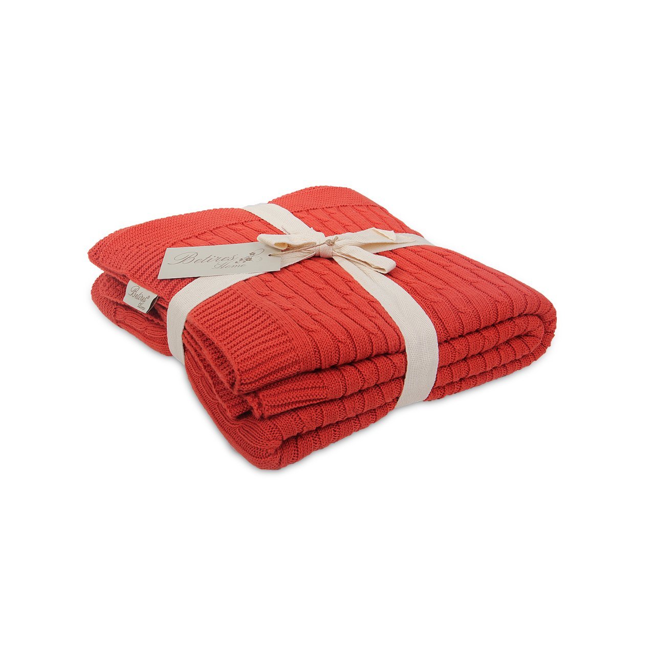 Örgü Koltuk Şalı Oranj