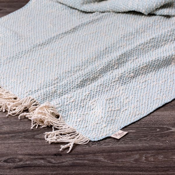 Örgü Koltuk Şalı Aqua