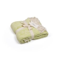 Örgü Koltuk Şalı Fıstık