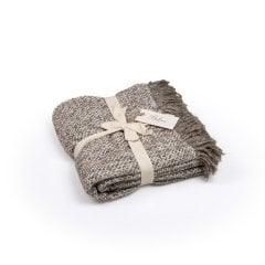 Tp16019 Örgü Koltuk Şalı Kahve