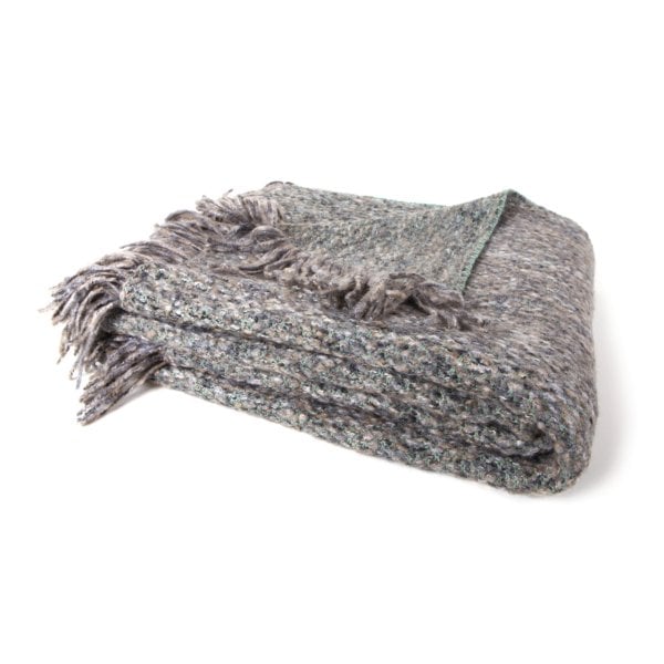 Tp16019 Örgü Koltuk Şalı Kahve