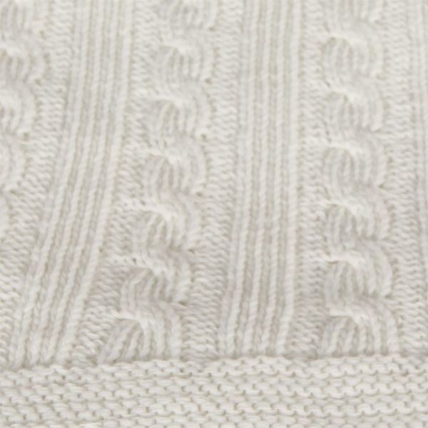 Bb15003 Örgü Bebek Battaniye Ekru