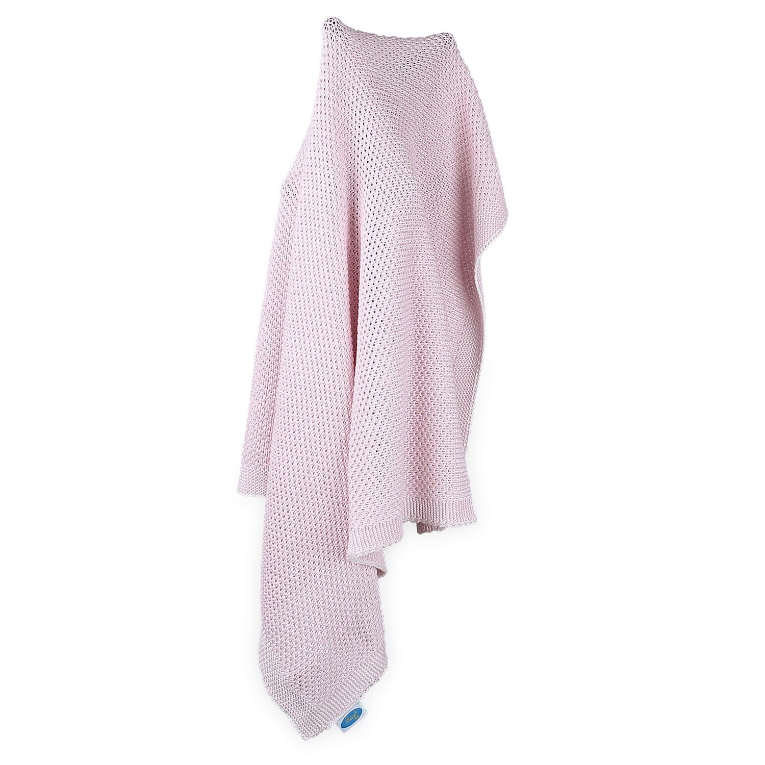 BB15005 Örgü Bebek Battaniye Pembe
