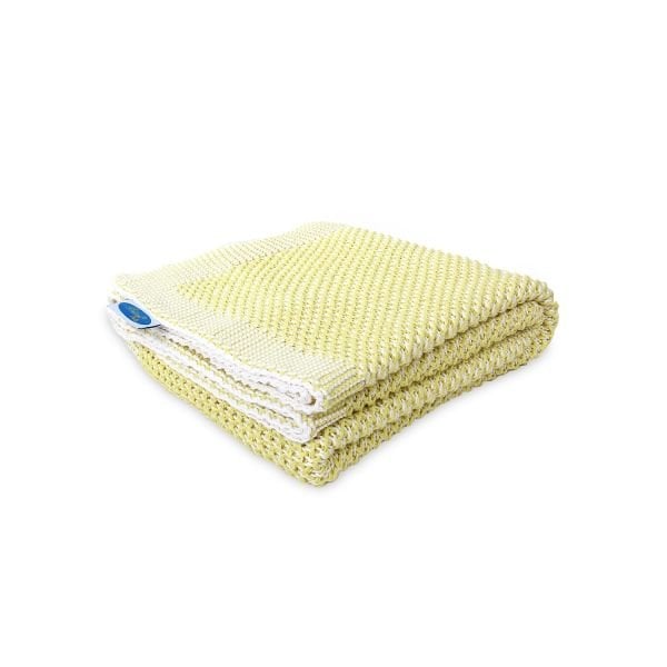 BB15005 Örgü Bebek Battaniye Sarı