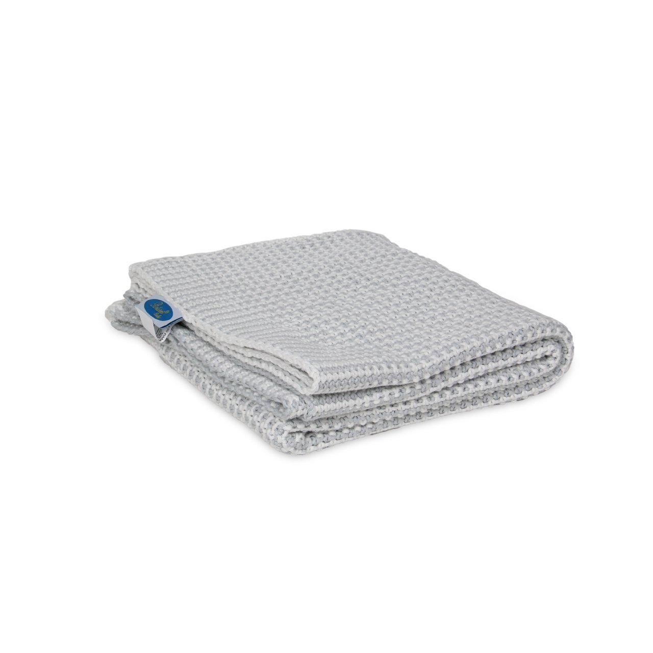 BB15007 Örgü Bebek Battaniye Mavi