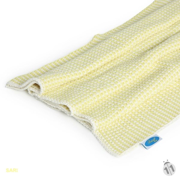 BB15007 Örgü Bebek Battaniye Sarı