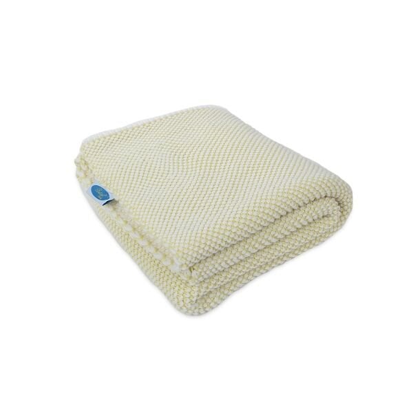 BB15010 Örgü Bebek Battaniye Sarı