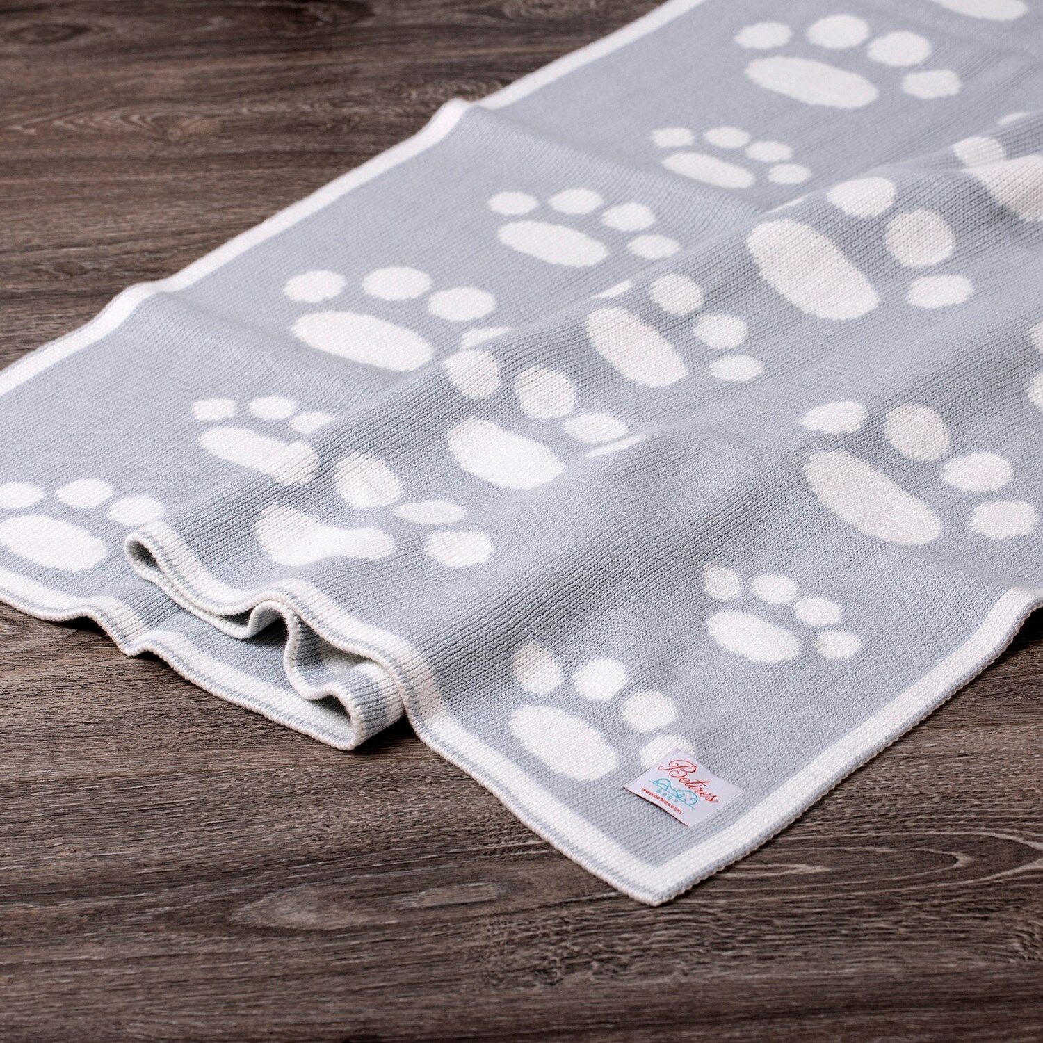 Bb16007 Örgü Bebek Battaniye Mavi