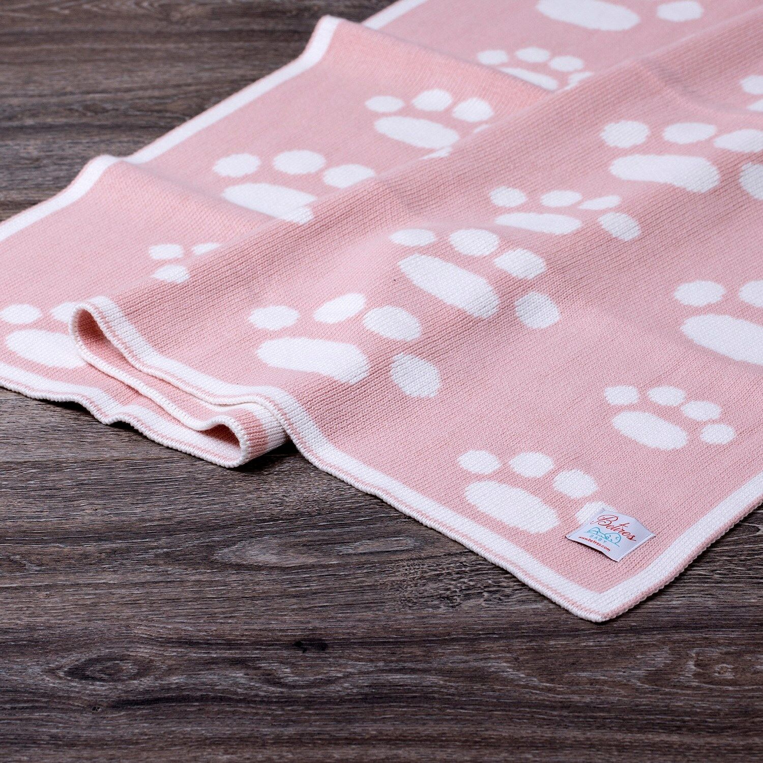 Bb16007 Örgü Bebek Battaniye Pembe