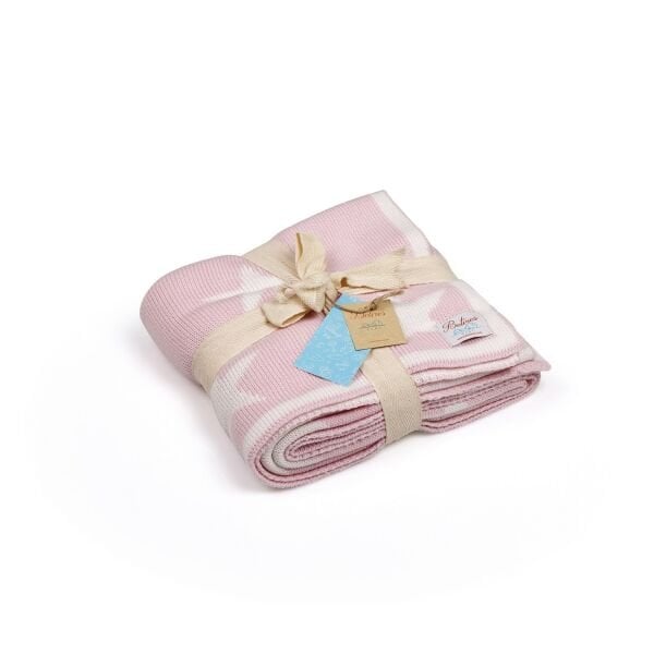 Bb16008 Örgü Bebek Battaniye Pembe