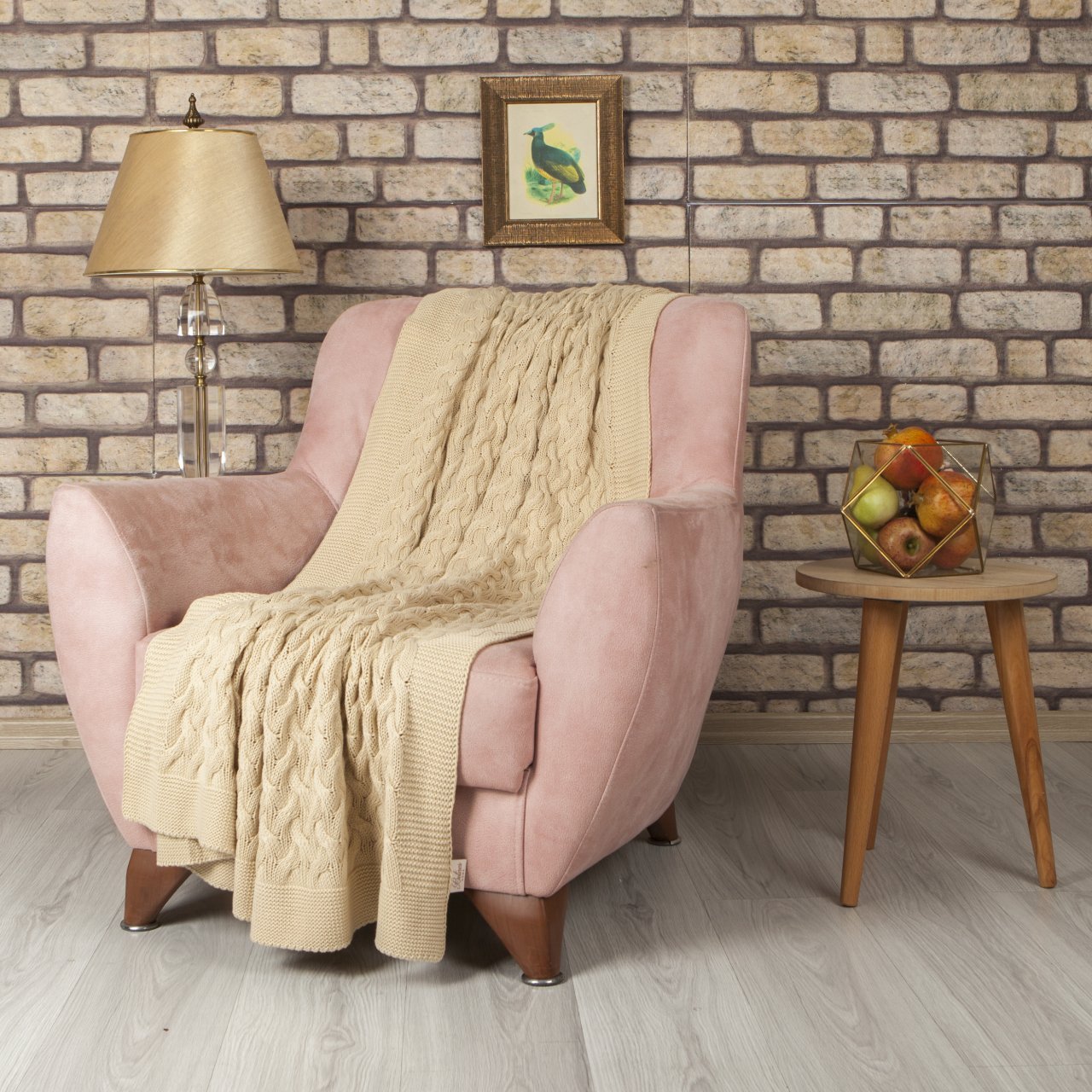 Tp17001 Örgü Koltuk Şalı Başak