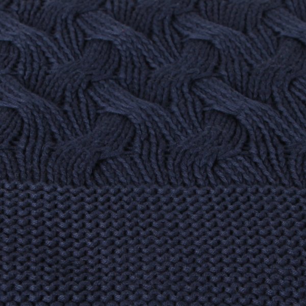 Tp17001 Örgü Koltuk Şalı Lacivert