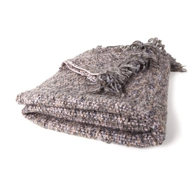 Tp16019 Örgü Koltuk Şalı Pudra