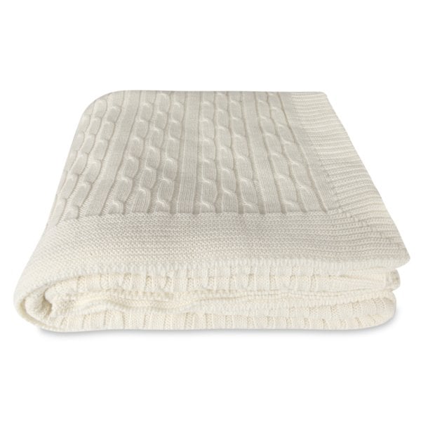 Tp15007 Örgü Koltuk Şalı Ekru