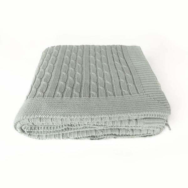 Tp15007 Örgü Koltuk Şalı Mint