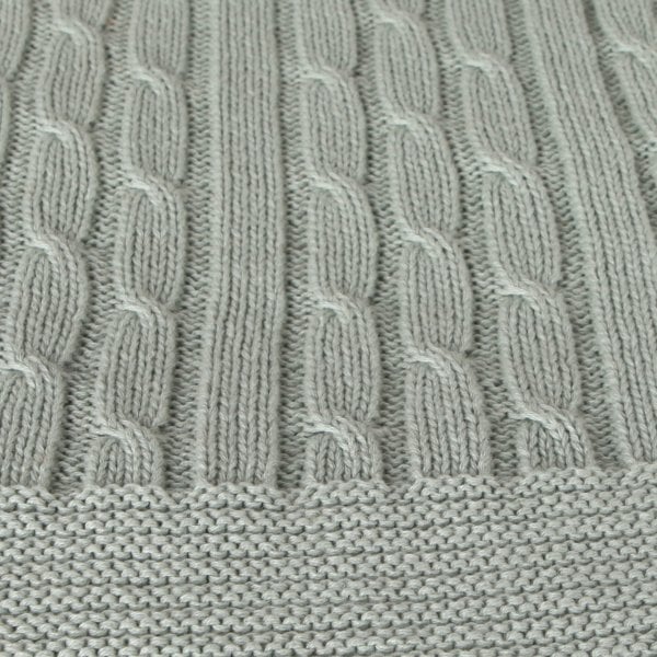 Tp15007 Örgü Koltuk Şalı Mint