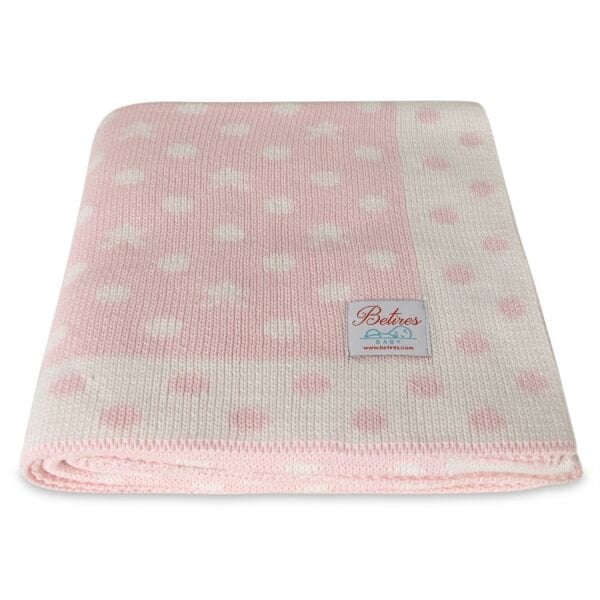Bb16003 Örgü Bebek Battaniye Pembe
