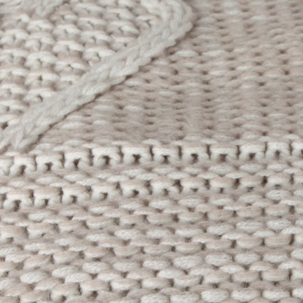 Tal18002 Örgü Koltuk Şalı Bej