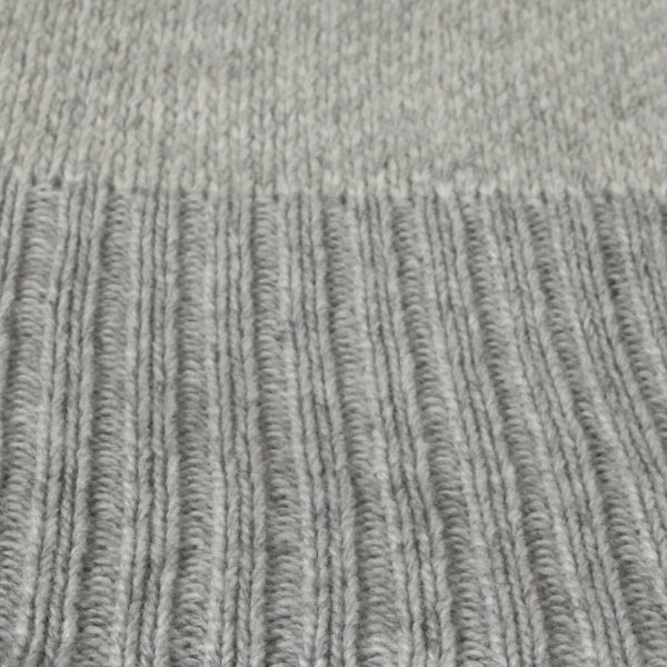 Tal18001 Örgü Koltuk Şalı Gri