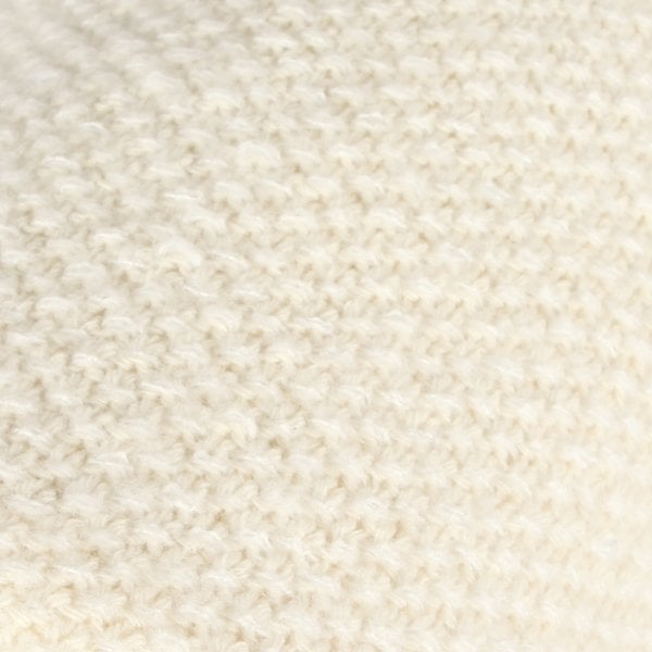 Ta17511 Örgü Koltuk Şalı Ekru