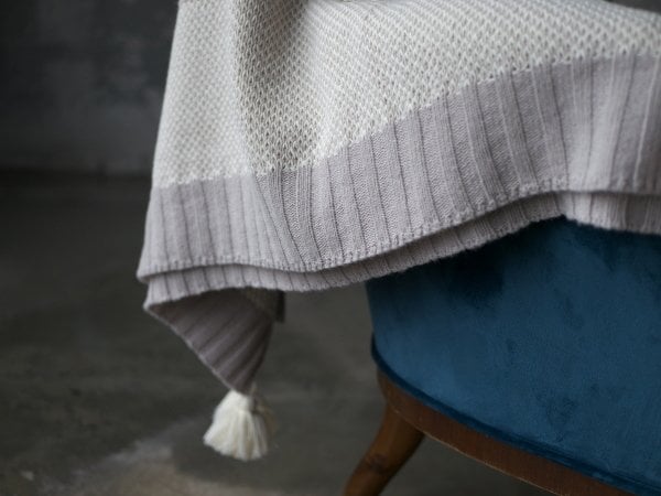 TAL18001 Örgü Koltuk Şalı Naturel