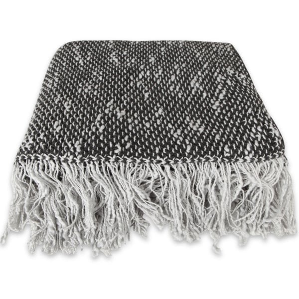 Örgü Koltuk Şalı Füme