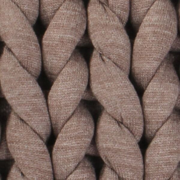 Hmy1801 Chunky Örgü Yastık Vizon