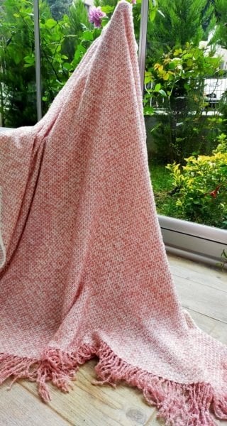 Örgü Koltuk Şalı Throw PUDRA