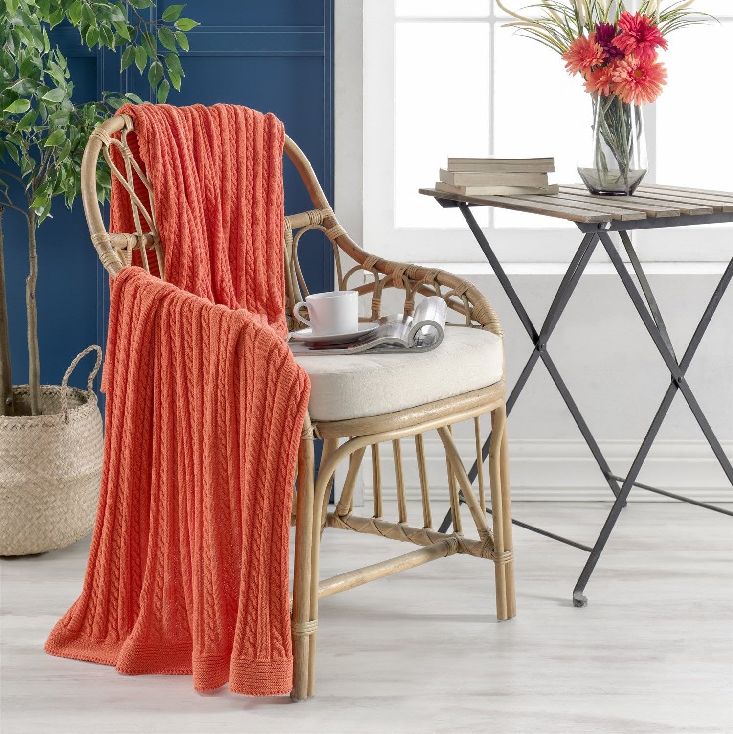 TZ14027 Örgü Koltuk Şalı