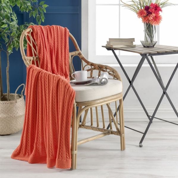 TZ14027 Örgü Koltuk Şalı