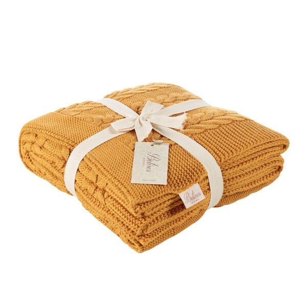 Ta15005 Örgü Koltuk Şalı HARDAL