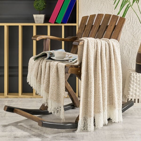 Örgü Koltuk Şalı Throw BAŞAK